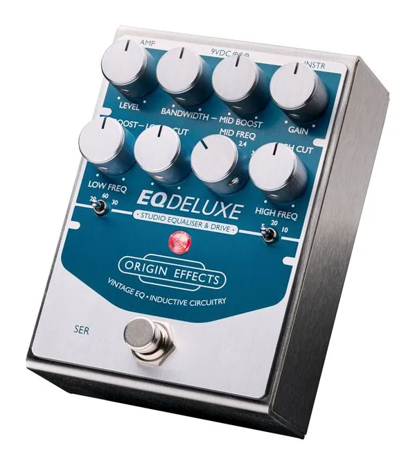 Origin Effects EQ Deluxe Studio EQ & Drive visto di fronte