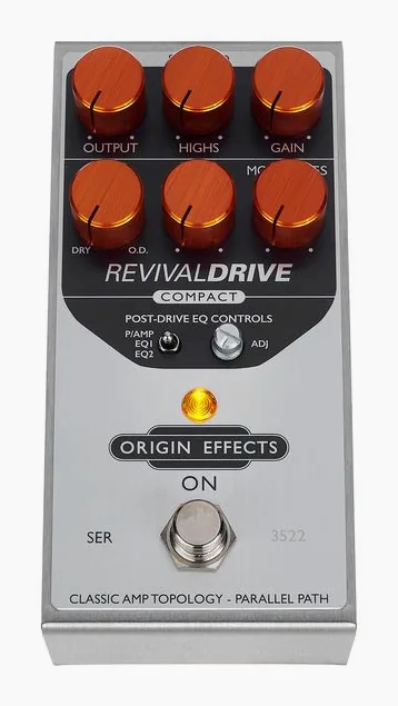 Origin Effects RevivalDrive Compact, grafica del pannello superiore