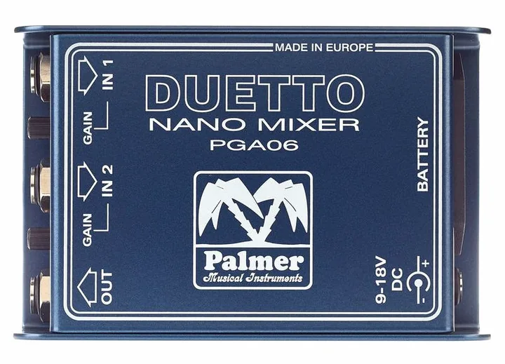 Palmer Duetto, manopole viste dall'alto
