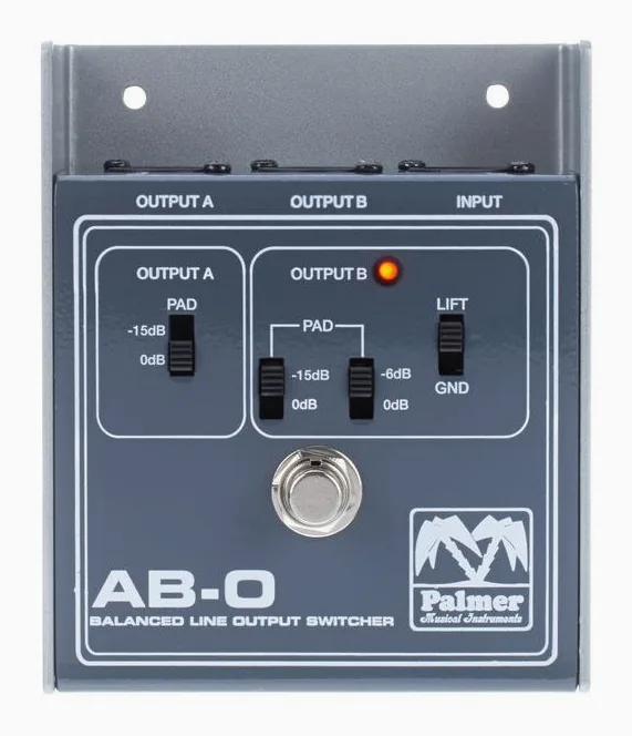 Palmer PEABO Switcher, manopole viste dall'alto