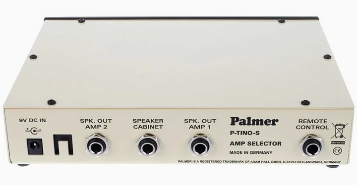 Palmer Tino, footswitch in primo piano