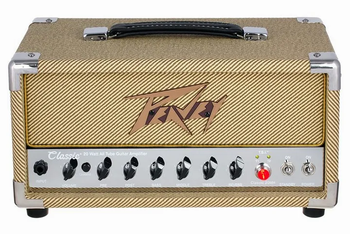 Peavey Classic 20 MH TW, manopole e selettore dei canali