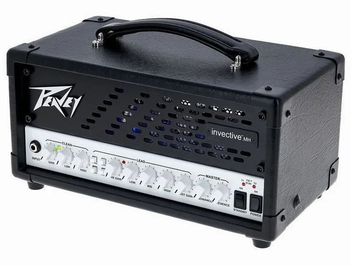 Peavey invective MH inquadrato di fronte su sfondo neutro