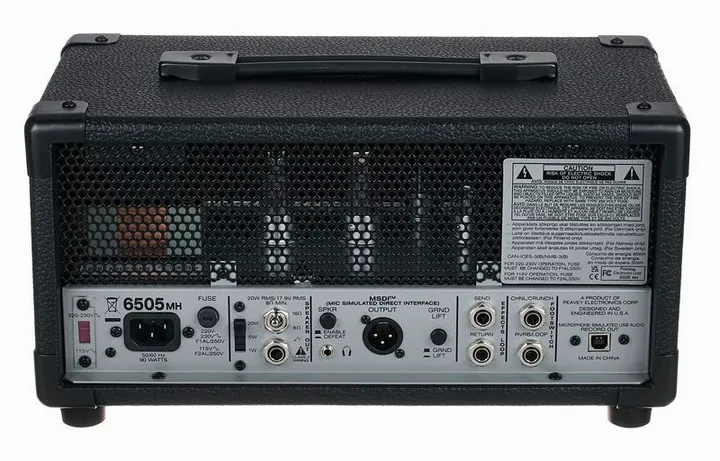 Peavey 6505 MH, manopole e selettore dei canali