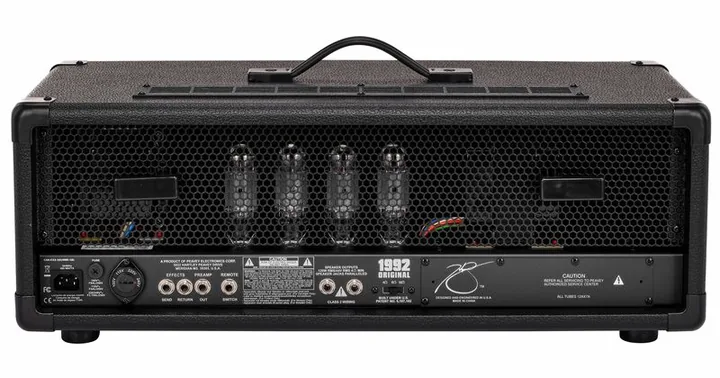Peavey 6505 1992 Original Head, retro con le prese di collegamento