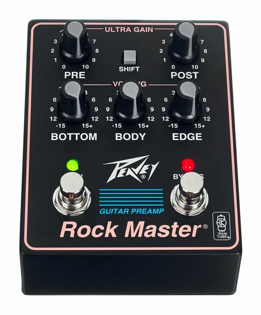 Peavey Rock Master Preamp Pedal, connettori sul retro dell'unita
