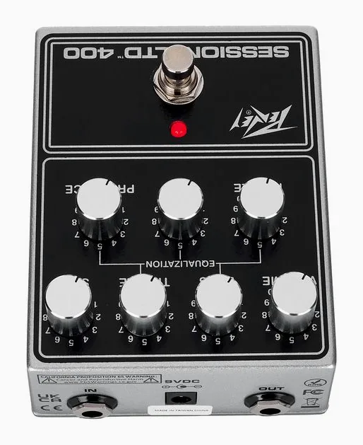 Peavey Session LTD 400 Preamp Pedal, manopole e selettore dei canali