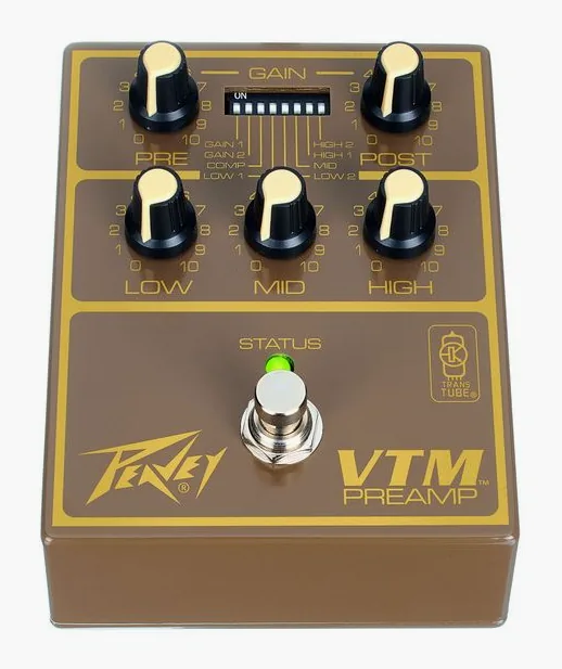 Peavey VTM Preamp Pedal, retro con le prese di collegamento