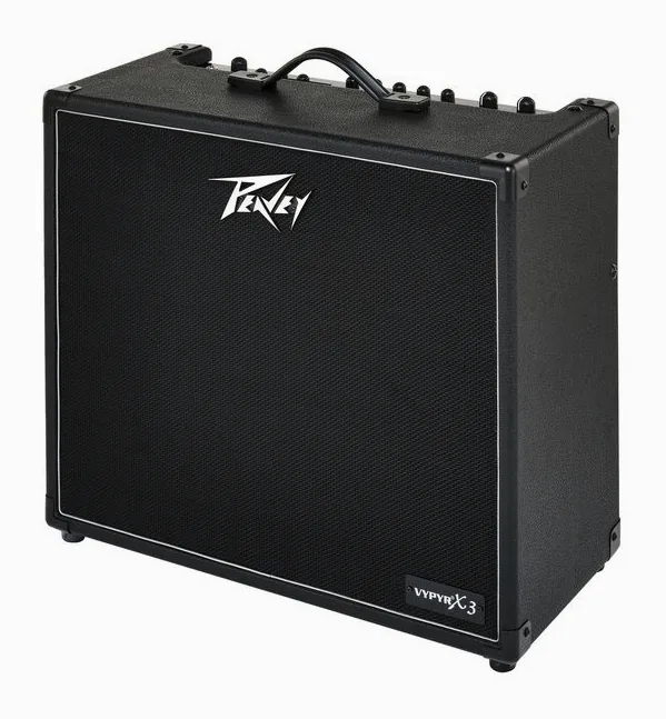 Peavey Vypyr X3 inquadrato di fronte su sfondo neutro