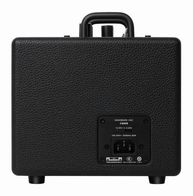 Phil Jones X4C Nanobass 35W BK, vista laterale del cabinet
