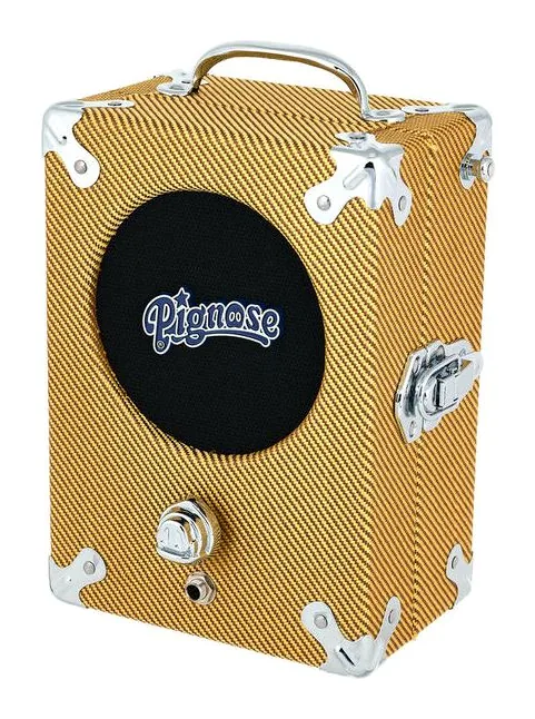 Pignose 7-100 Guitarcombo Tweed, manopole e selettore dei canali