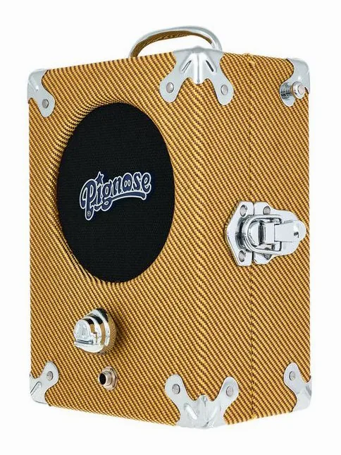 Pignose 7-100 Guitarcombo Tweed, pannello dei controlli in primo piano