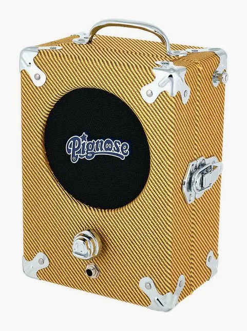 Pignose 7-100 Guitarcombo Tweed in primo piano frontale