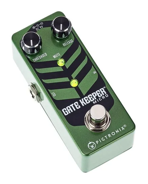 Pigtronix Gatekeeper Micro Pedal, ingressi e uscite laterali