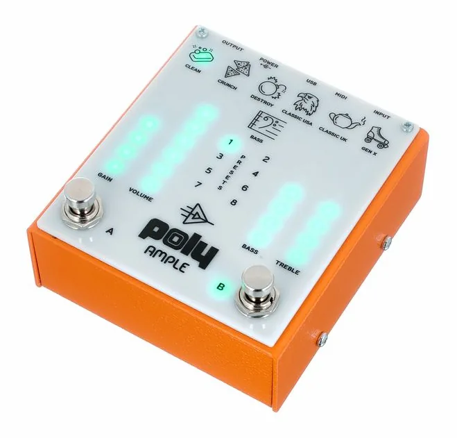 Poly Effects Ample Amp & Cab Sim in primo piano frontale