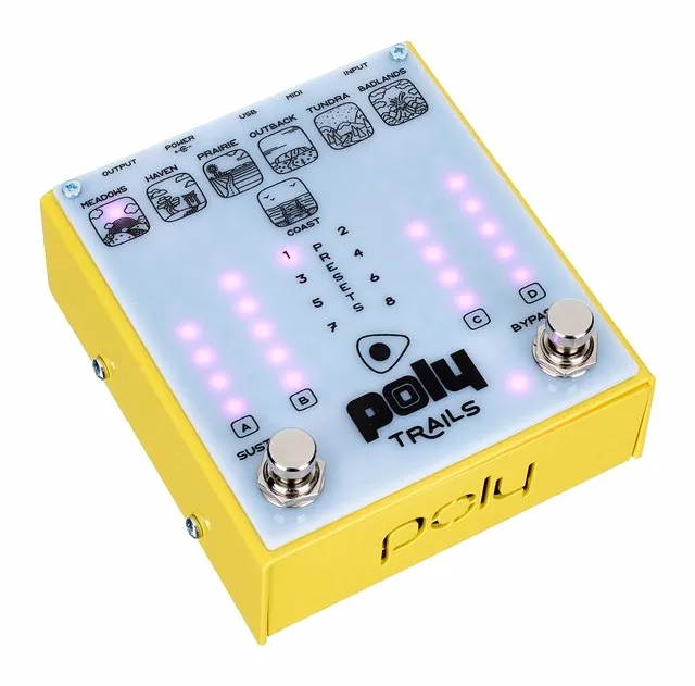 Poly Effects Trails Modulation/Delay, ingressi e uscite laterali