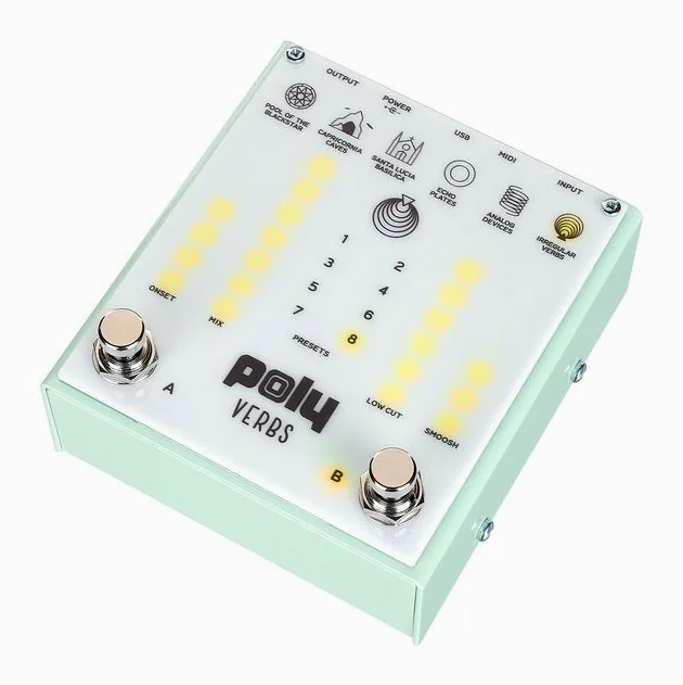 Poly Effects Verbs Reverb in primo piano frontale
