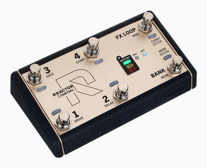 Positive Grid Reactor Control, grafica del pannello superiore
