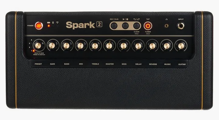 Positive Grid Spark 2 BK w/Bag, manopole e selettore dei canali