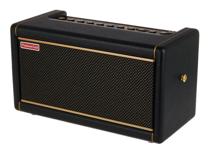 Positive Grid Spark 2 BK w/Cover, retro con le prese di collegamento