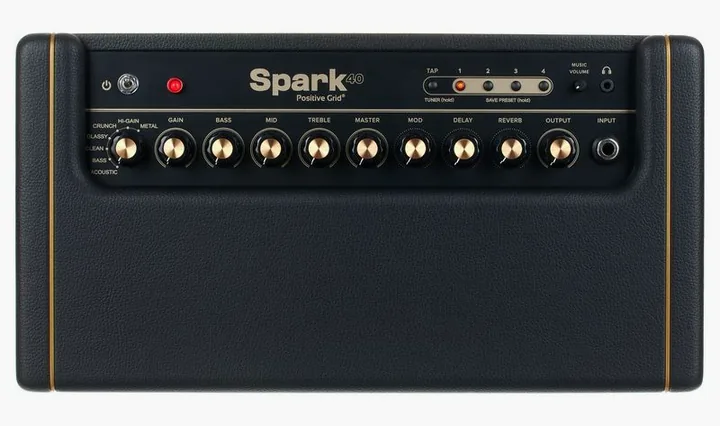 Positive Grid Spark 40 BK, vista laterale del cabinet