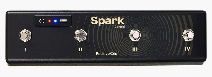 Positive Grid Spark Control, led e interruttore a pedale