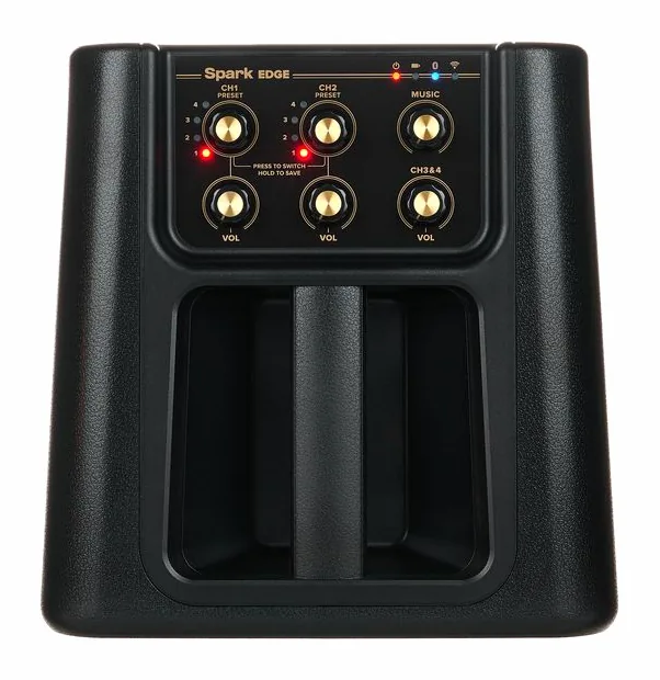 Positive Grid Spark Edge BK, angolo del cabinet