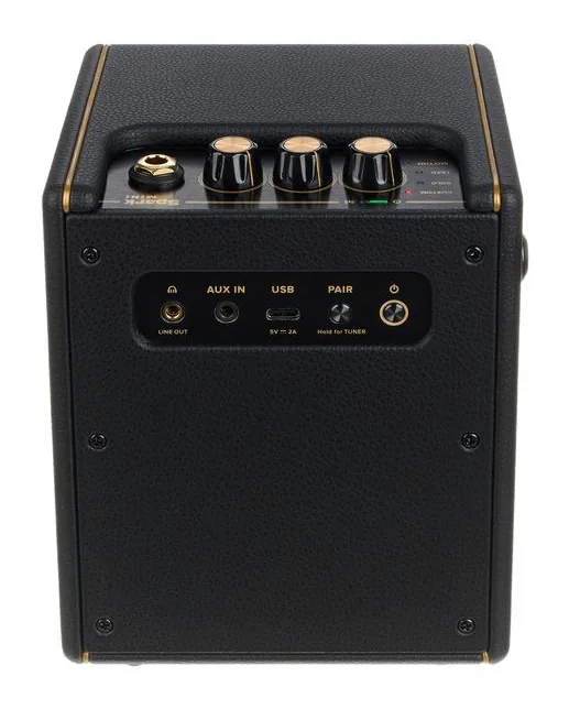 Positive Grid Spark Mini BK, vista dall'alto della testata