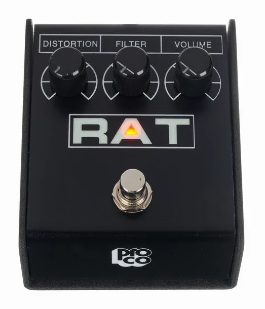 Proco Rat 2 Distortion, ingressi e uscite laterali