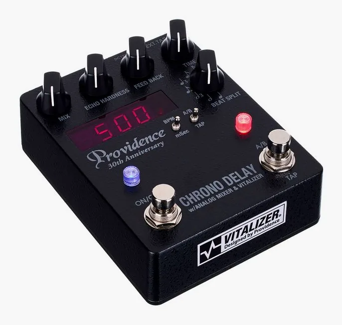 Providence DLY-4 Chrono Delay Black LTD, connettori sul retro dell'unita