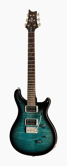 PRS 40th Anniv. Custom 24 SuZ inquadrato di fronte su sfondo neutro