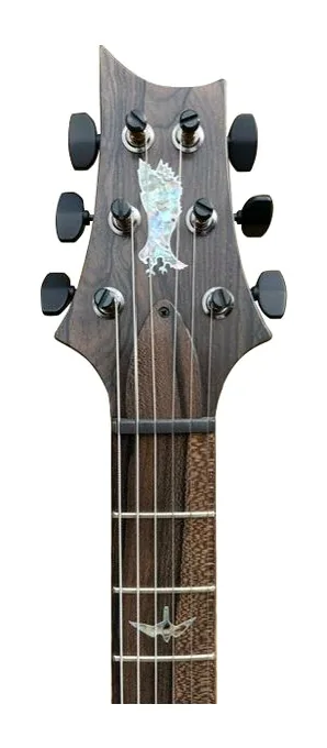 PRS Custom 24/08 PS Sub Zero Glow, corpo e verniciatura in primo piano