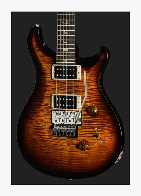 PRS Custom 24 Floyd BGWB, corpo e verniciatura in primo piano
