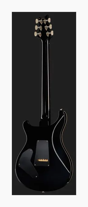 PRS Custom 24 Piezo Charcoal Burst, manico e tastiera visti di lato
