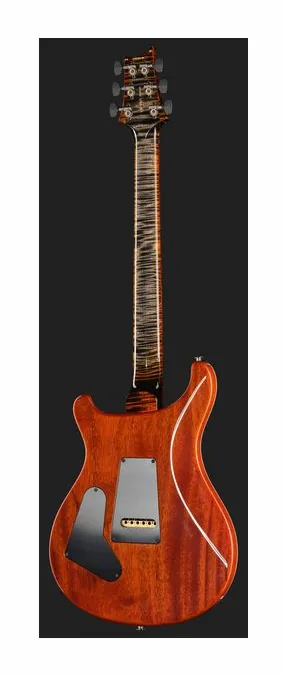 PRS Custom 24 WL Burnt Maple Leaf, corpo e verniciatura in primo piano
