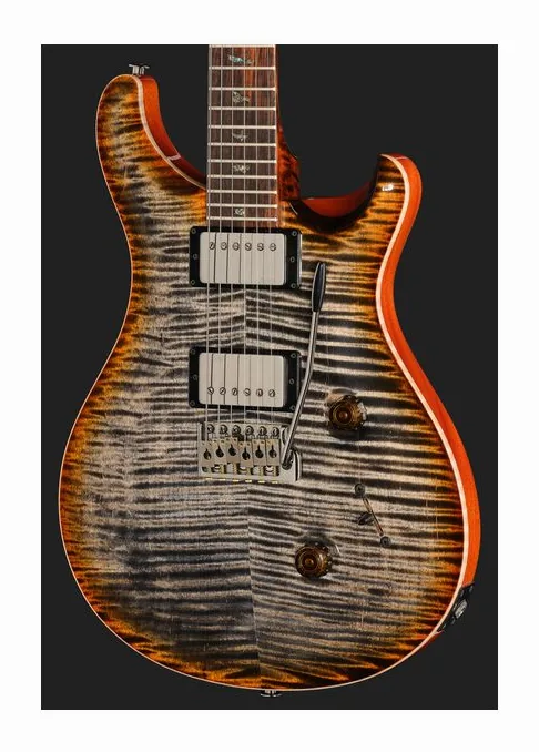 PRS Custom 24 WL Burnt Maple Leaf, capotasto e prime posizioni della tastiera