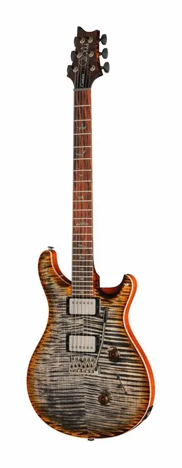 PRS Custom 24 WL Burnt Maple Leaf visto di fronte