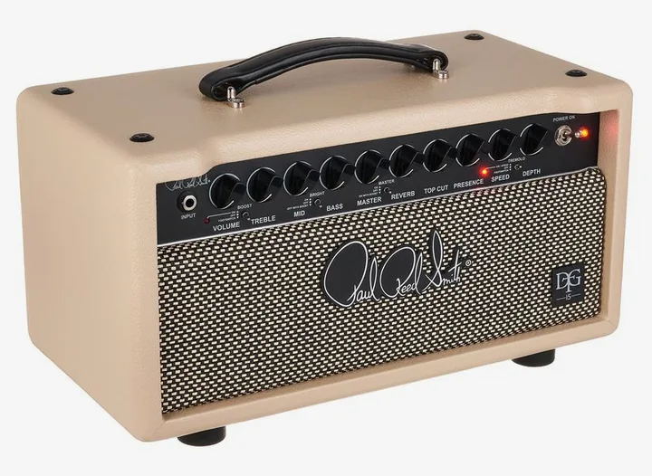 PRS DGT 15 Head, vista dall'alto della testata