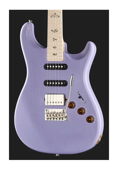PRS Fiore Satin Lilac, paletta con meccaniche e logo