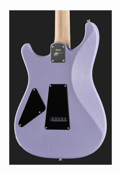 PRS Fiore Satin Lilac, corpo e verniciatura in primo piano