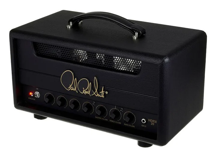 PRS HDRX 20 Head inquadrato di fronte su sfondo neutro
