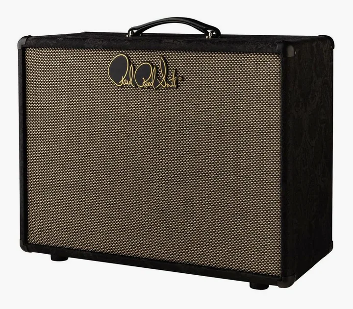 PRS HDRX Cabinet 1x12 LTD Paisley inquadrato di fronte su sfondo neutro