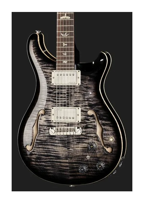 PRS Hollowbody II Piezo CB, corpo e verniciatura in primo piano