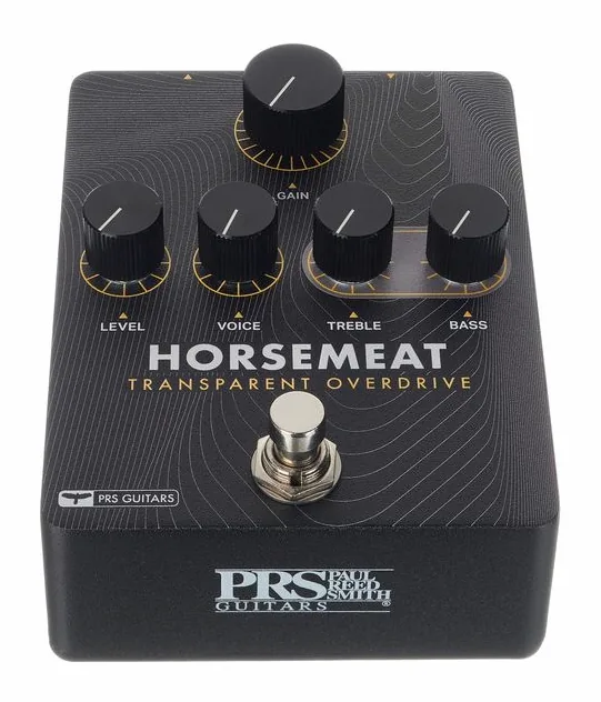 PRS Horsemeat transparent OD, led e interruttore a pedale