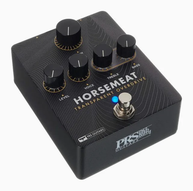 PRS Horsemeat transparent OD, manopole viste dall'alto