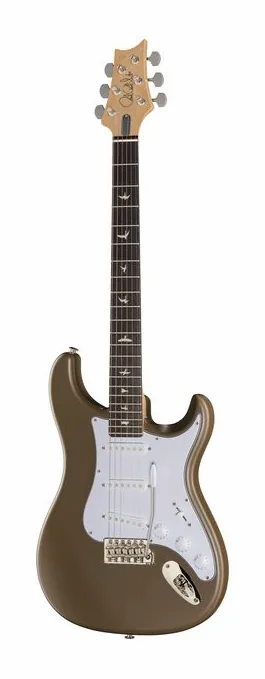 PRS JM Silver Sky RW Mojave Brown in primo piano frontale