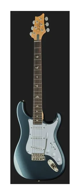 PRS JM Silver Sky RW Venetian Blue, corpo e verniciatura in primo piano