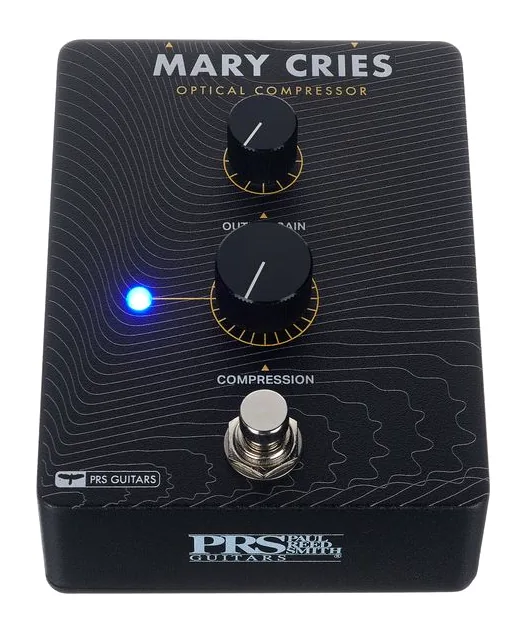 PRS Mary Cries Optical Compressor, manopole viste dall'alto
