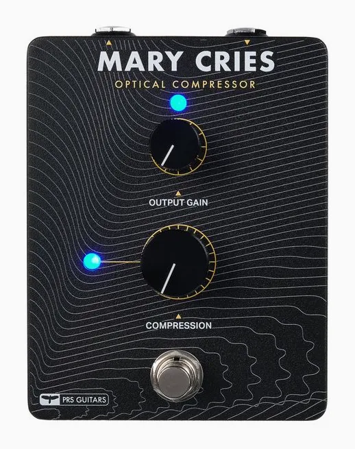 PRS Mary Cries Optical Compressor, manopole viste dall'alto