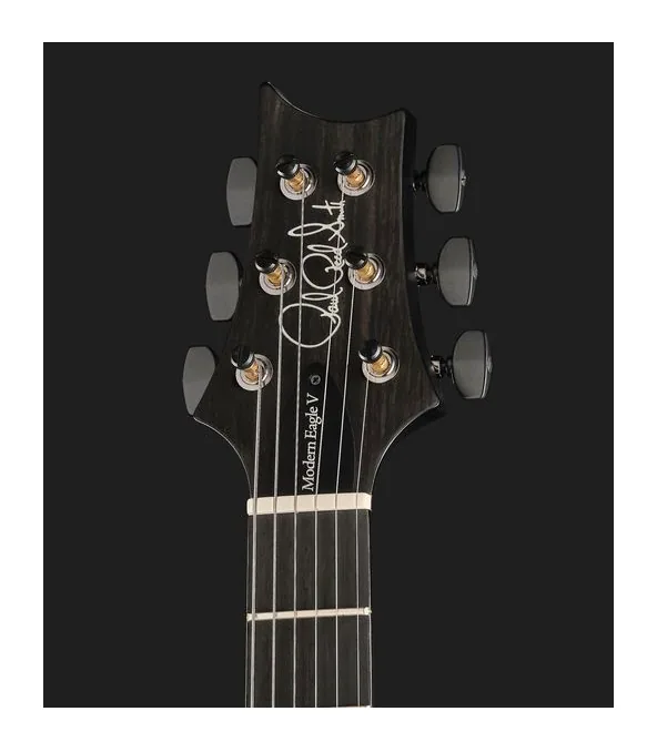 PRS Modern Eagle V Charcoal TCB WL, corpo e verniciatura in primo piano